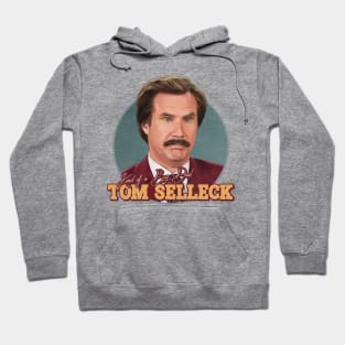 Tom Selleck...Burgundy? Hoodie